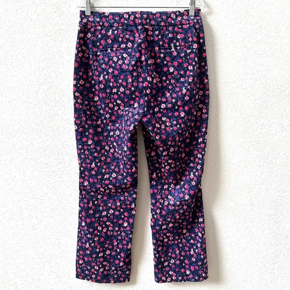 NEW J.Crew Kickout Floral Stretch Corduroy Pants Size 8 - Picture 5 of 8